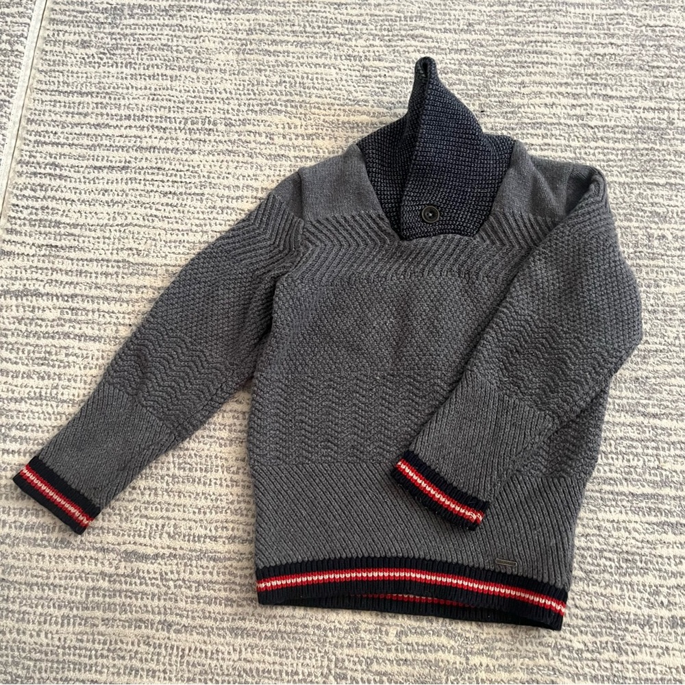 Boys Mayoral Shawl Collar Sweater